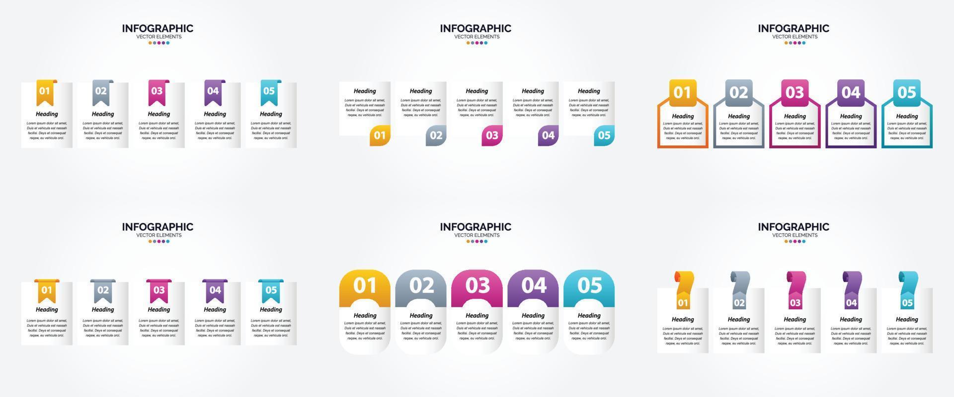 vektor illustration infographics platt design uppsättning för reklam broschyr flygblad och tidskrift