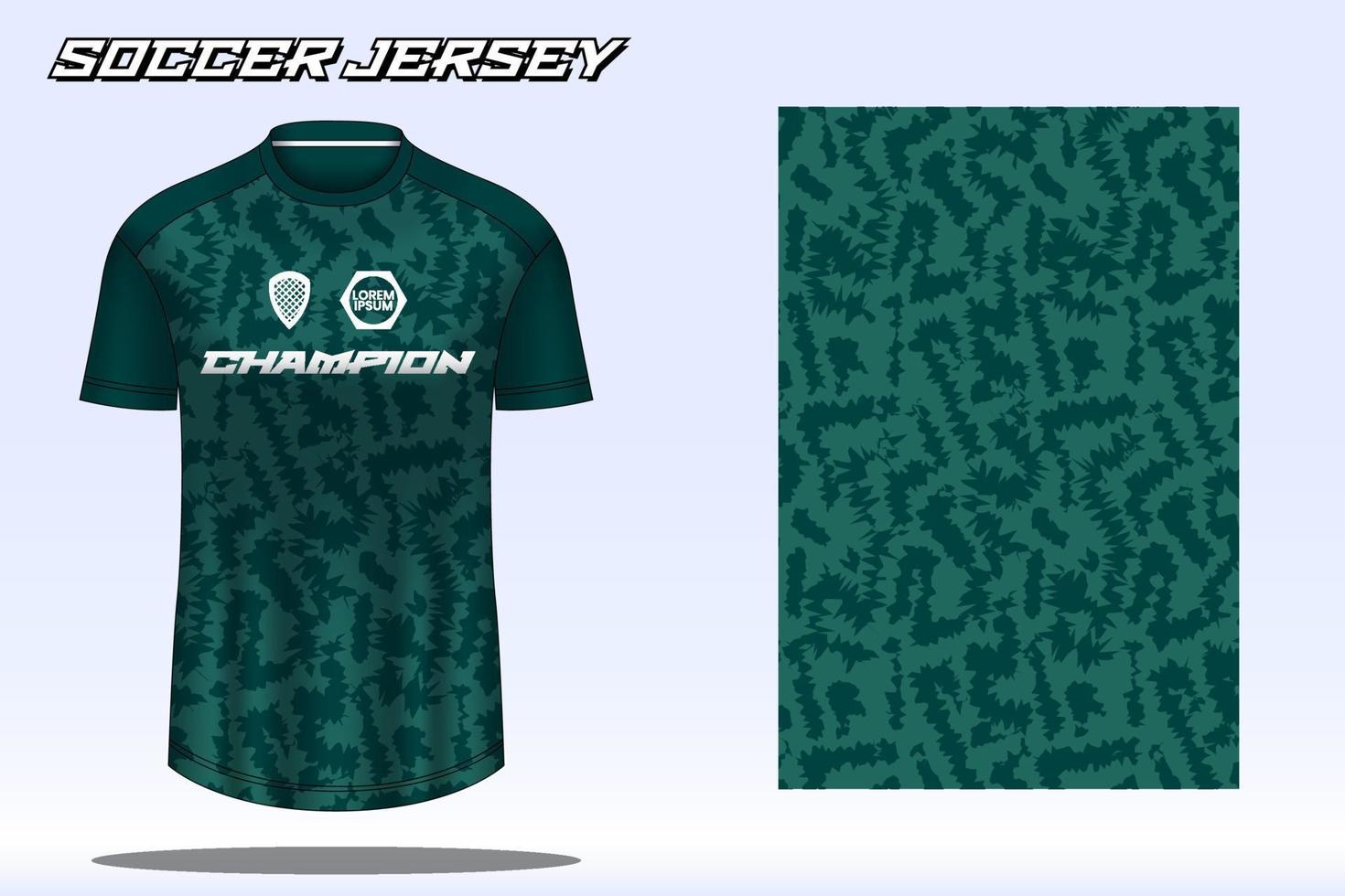 Fußballtrikot-Sport-T-Shirt-Designmodell für den Fußballverein 06 vektor