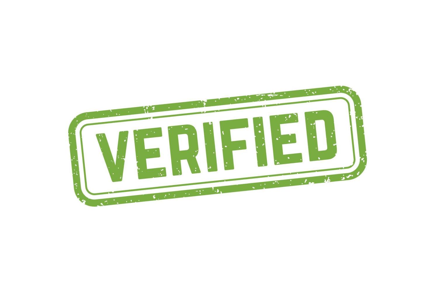 verified stämpel, vektor täta design