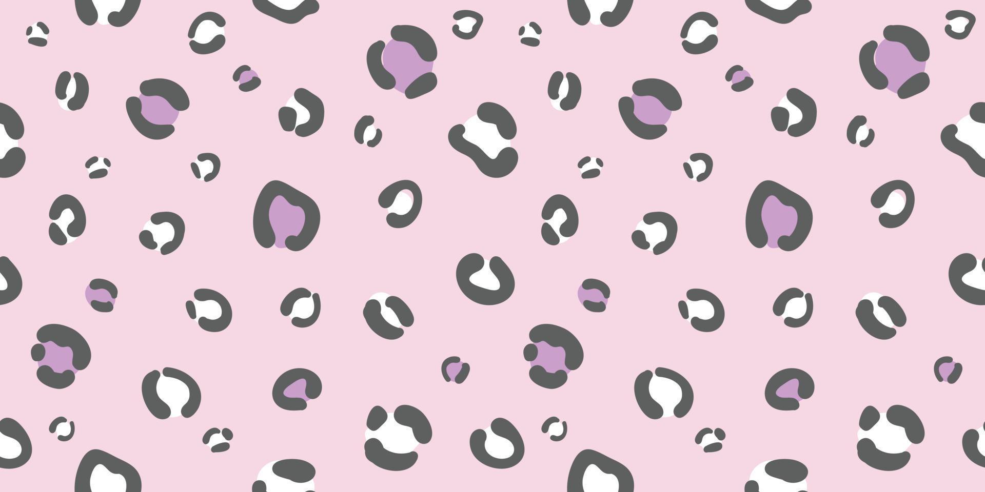 gepard sömlös vektor mönster bakgrund, lila och rosa