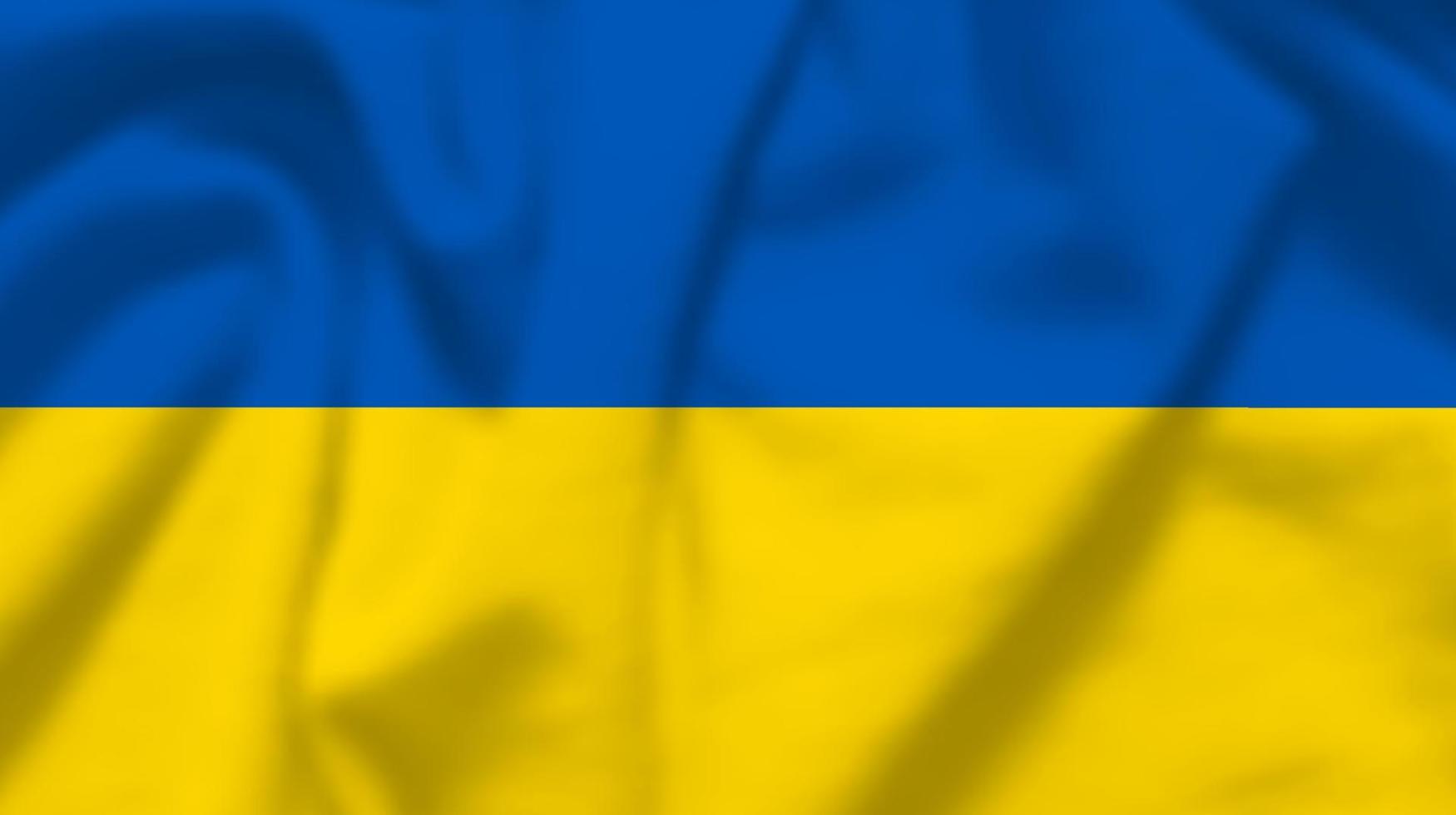 ukrainische nationalflagge vektor