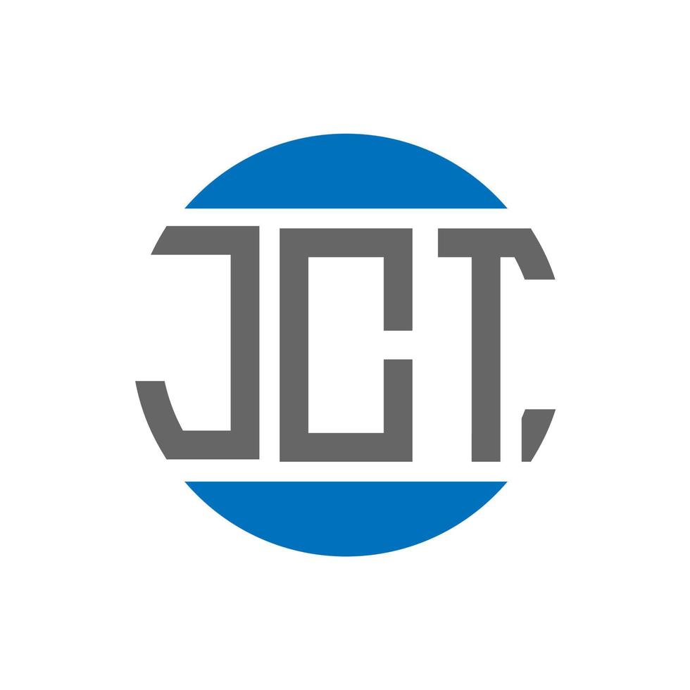 jct brev logotyp design på vit bakgrund. jct kreativ initialer cirkel logotyp begrepp. jct brev design. vektor