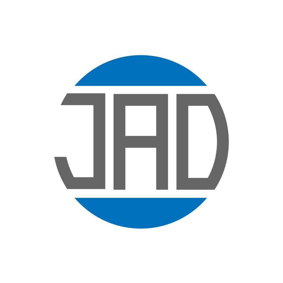 jao brev logotyp design på vit bakgrund. jao kreativ initialer cirkel logotyp begrepp. jao brev design. vektor