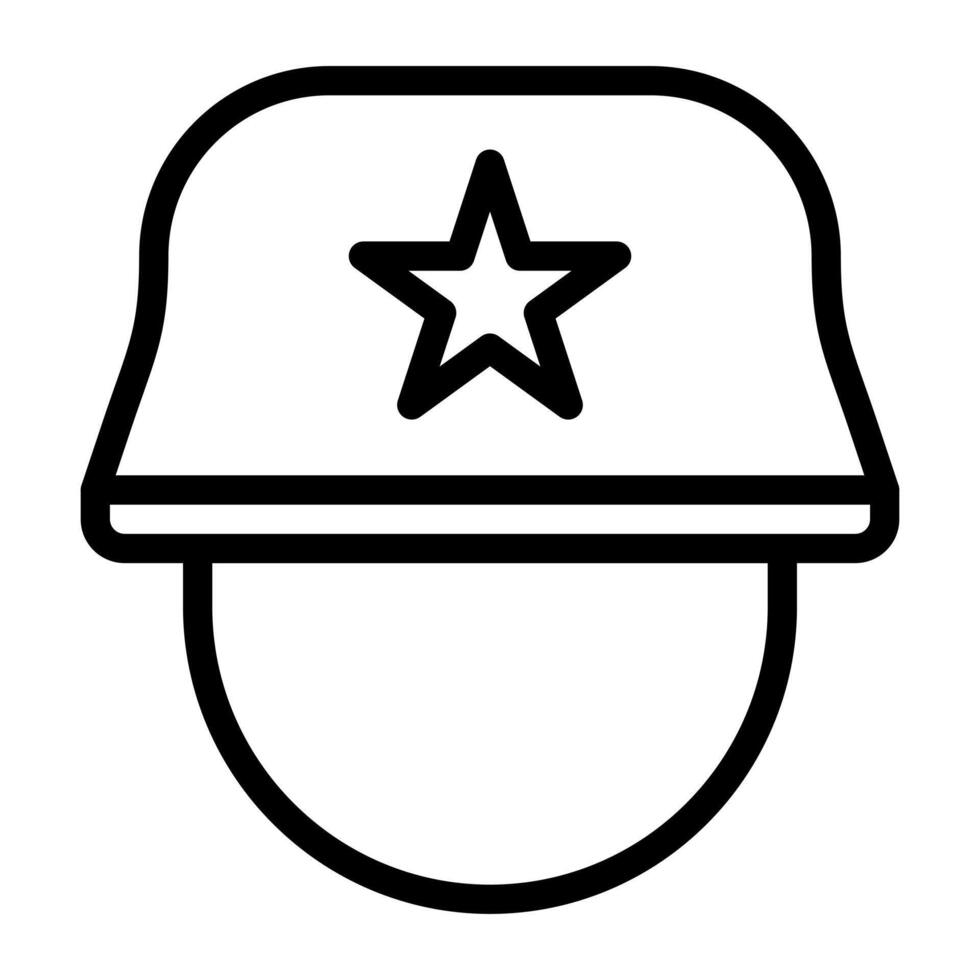 Helm-Illustrationsvektor und Logo-Symbol Armee-Waffen-Symbol perfekt. vektor