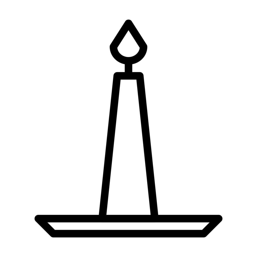 Kerze Abbildung Vektor und Logo-Symbol Symbol des neuen Jahres perfekt.