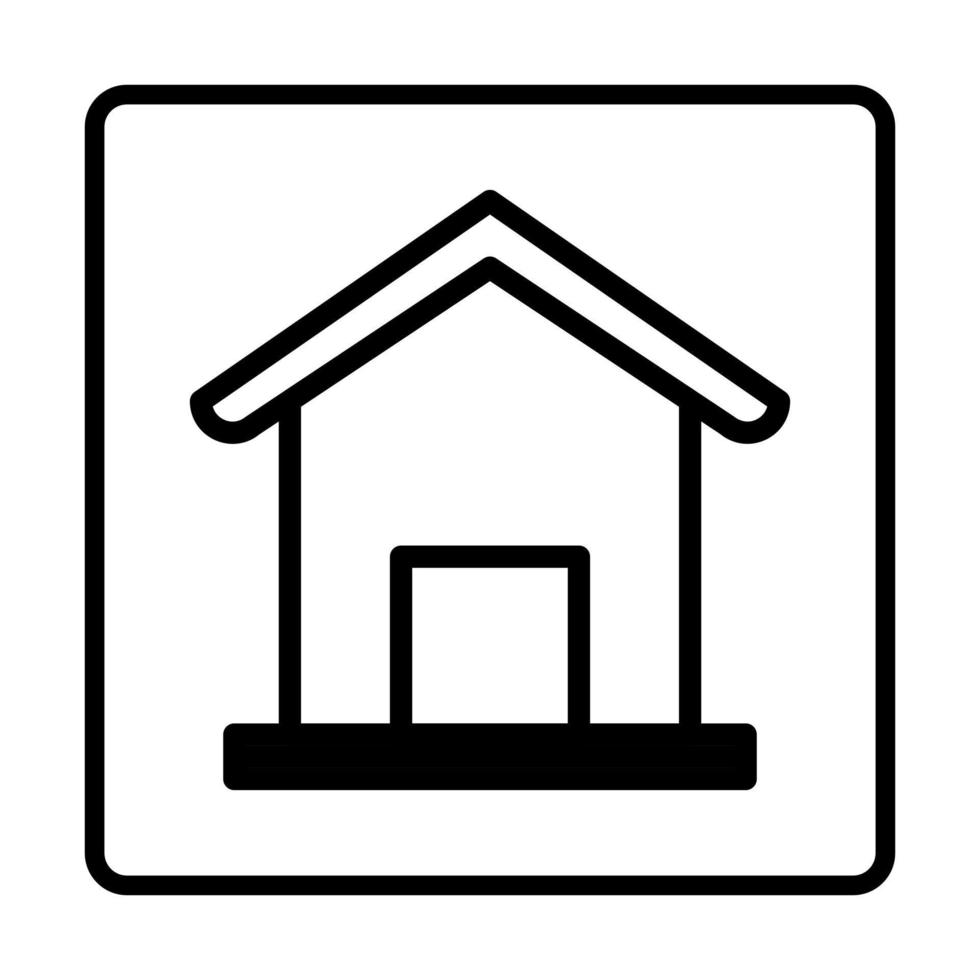 Haus Dualtone-Symbol. Zeichensymbole für soziale Medien. vektorillustration lokalisiert für grafik- und webdesign. vektor