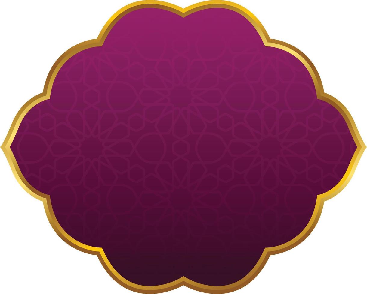 satz von luxuriösen goldenen arabischen islamischen banner titelrahmen png transparenter hintergrund gold textfeld vektor design bilder