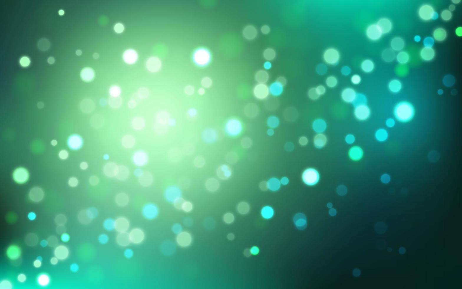 grüne Galaxie Luxus Bokeh weiches Licht abstrakter Hintergrund, Vektor eps 10 Illustration Bokeh-Partikel, Hintergrunddekoration