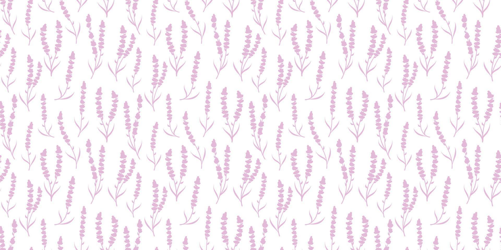 Lavendel Musterdesign Hintergrund wiederholen. vektor