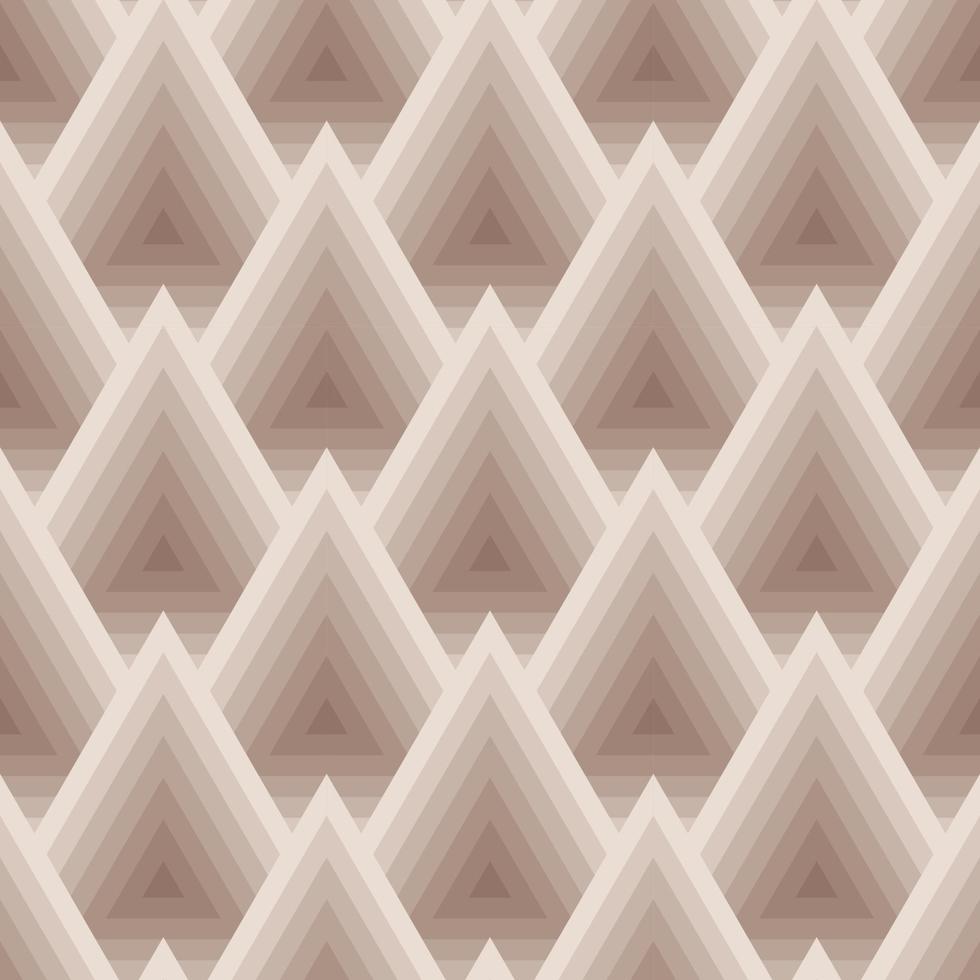 brun geometrisk mönster med trianglar, lutning Färg förändra vektor