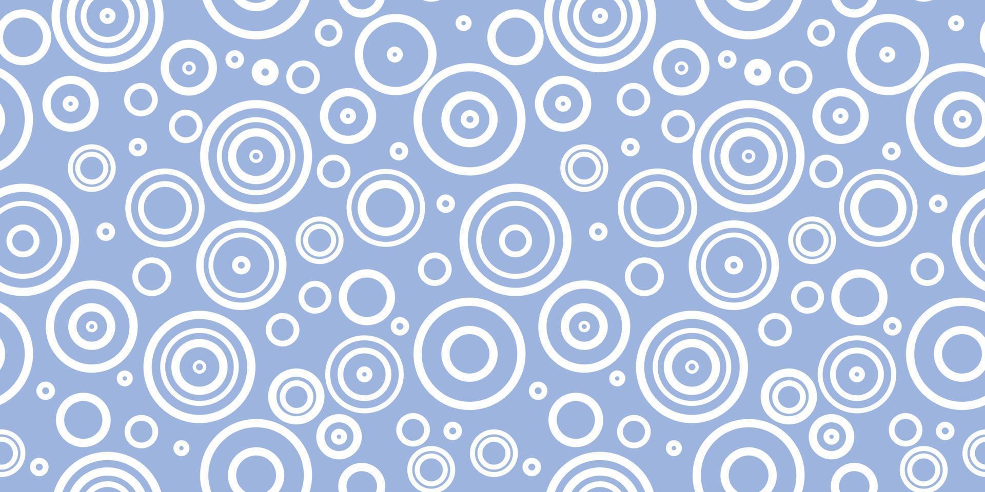 blå abstrakt cirklar, sömlös upprepa mönster bakgrund vektor