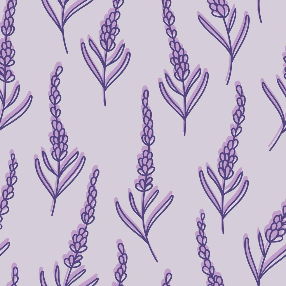 lavendel- blommig elegant mönster, vektor textur