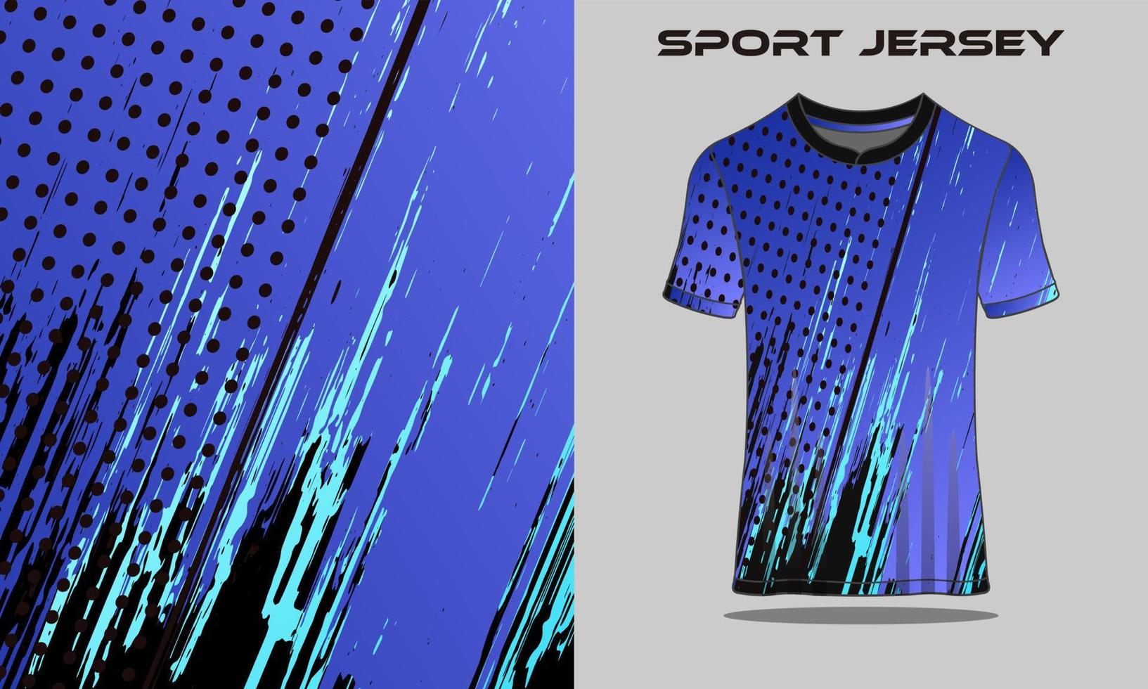 T-Shirt Sport-Grunge-Textur-Hintergrund für Fußball-Trikot Radfahren Fußball-Gaming-Vektor vektor