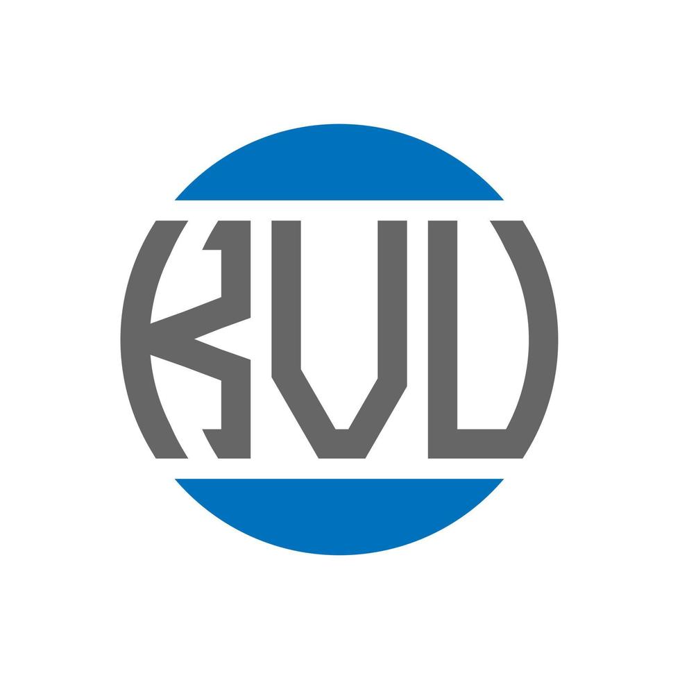 kvu brev logotyp design på vit bakgrund. kvu kreativ initialer cirkel logotyp begrepp. kvu brev design. vektor