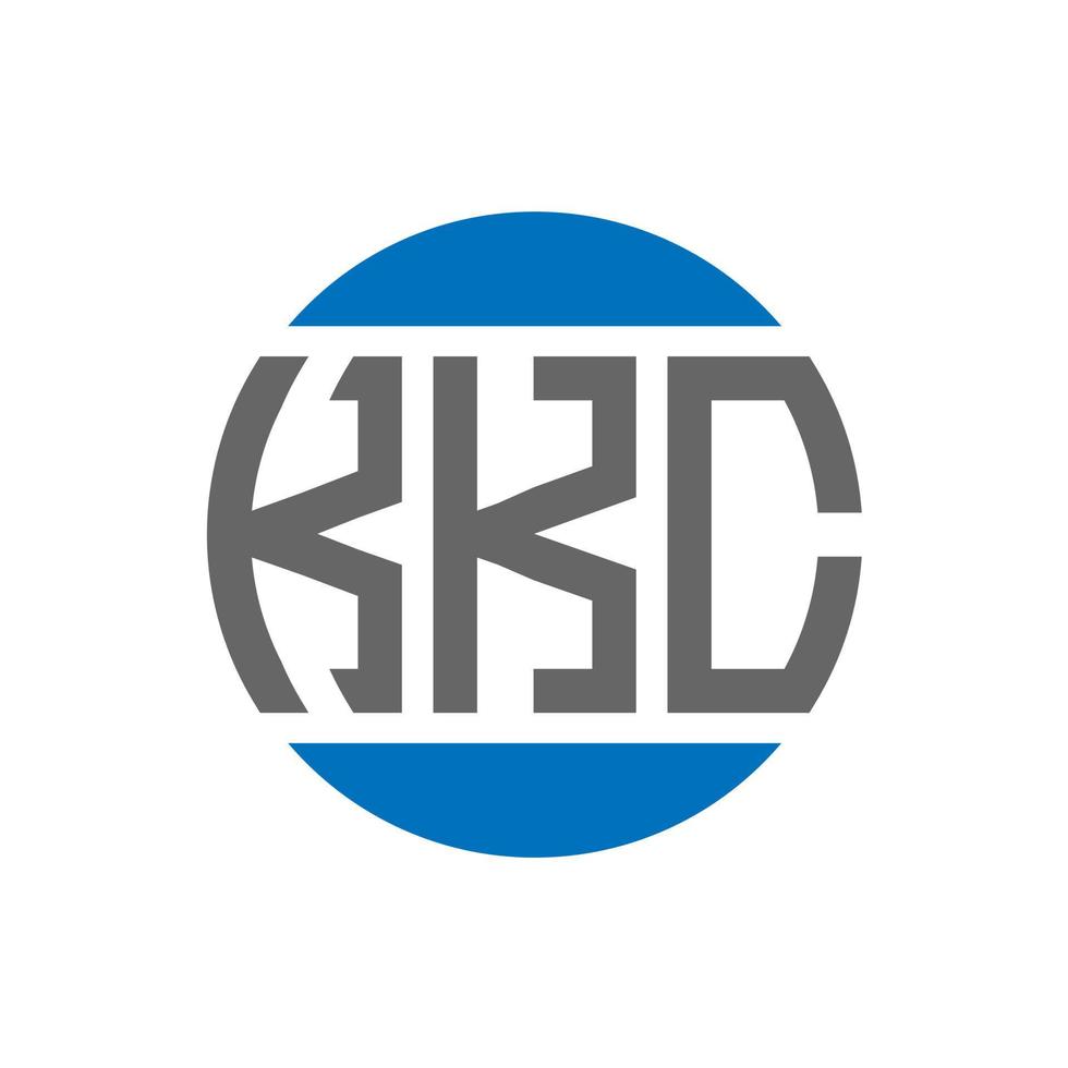 kkc brev logotyp design på vit bakgrund. kkc kreativ initialer cirkel logotyp begrepp. kkc brev design. vektor