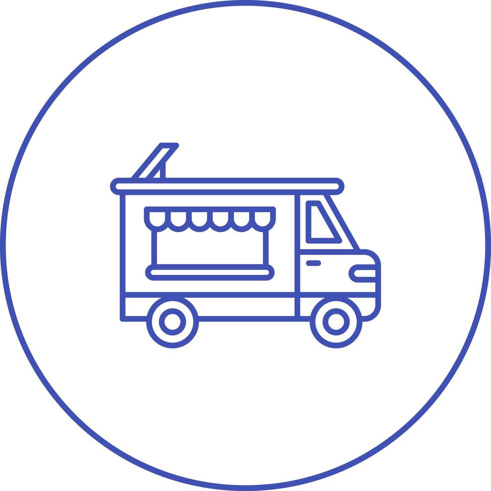 Bäckerei-LKW-Vektor-Symbol vektor