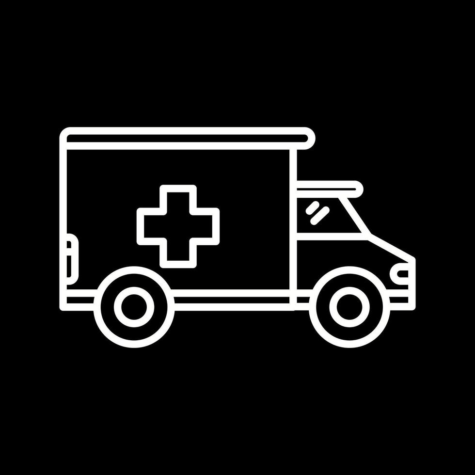 Krankenwagen-Vektor-Symbol vektor