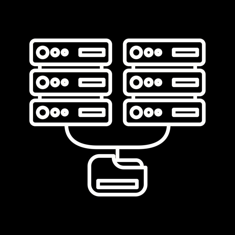 Datenbankvektorsymbol vektor