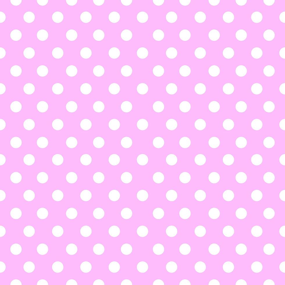 weiße Tupfen auf rosa Hintergrund. vektor