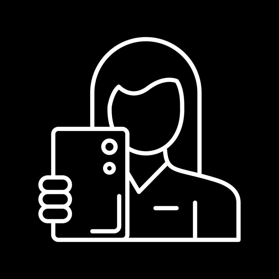 Selfie-Vektor-Symbol vektor