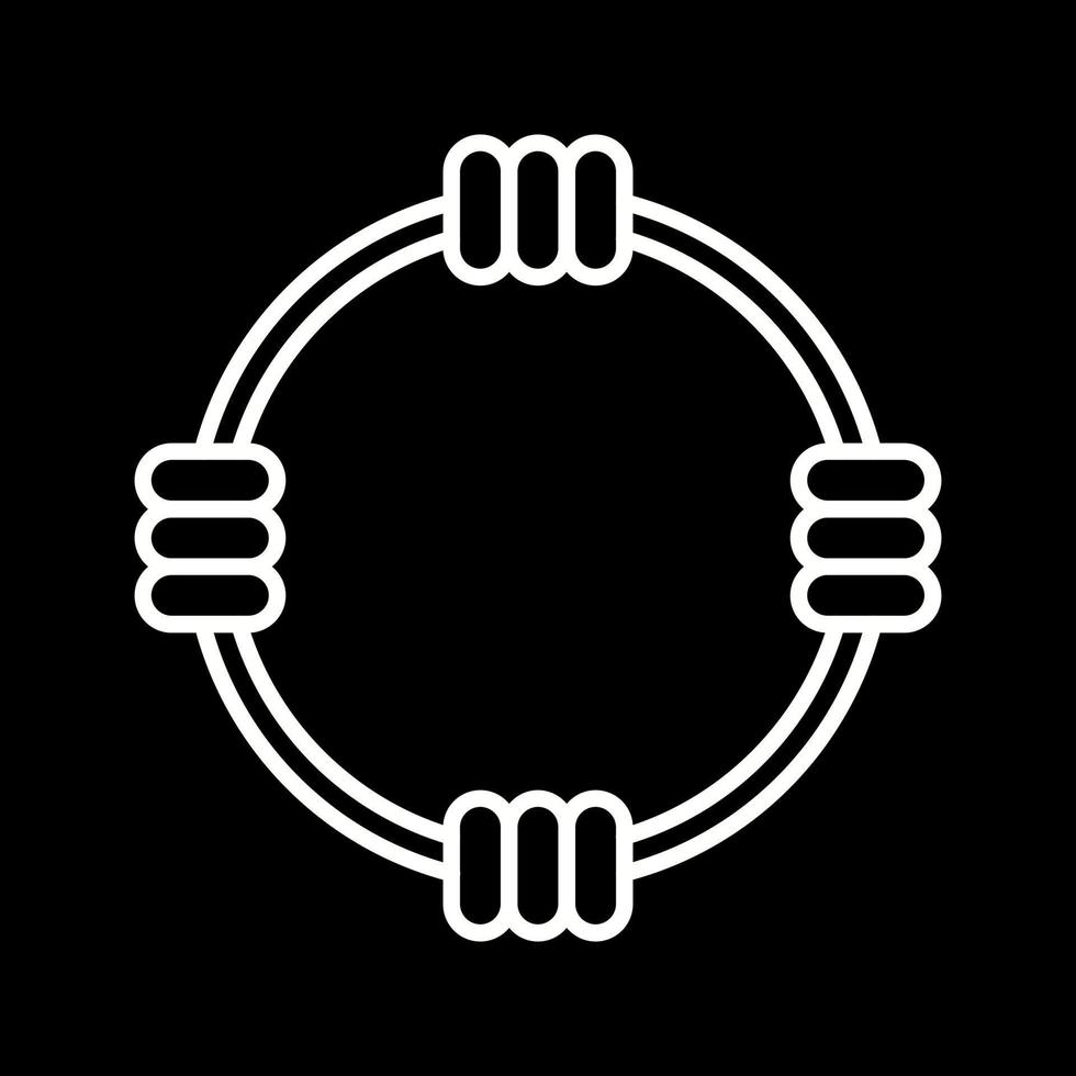 Hula-Hoop-Vektorsymbol vektor