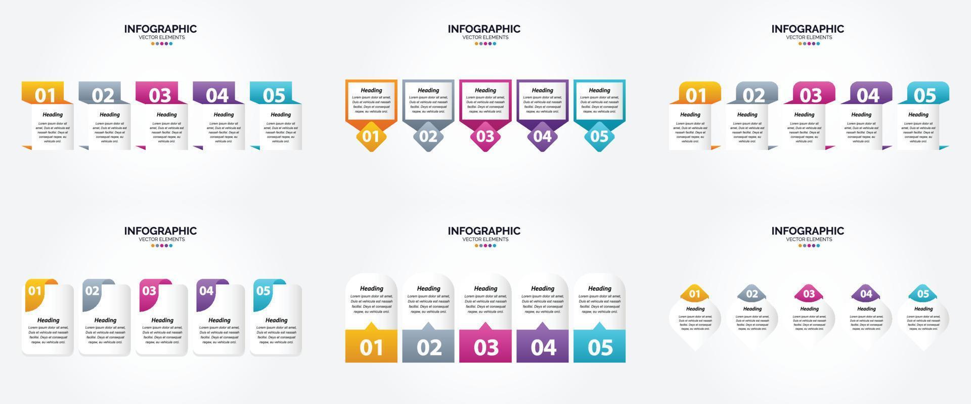 vektor illustration infographics platt design uppsättning för reklam broschyr flygblad och tidskrift