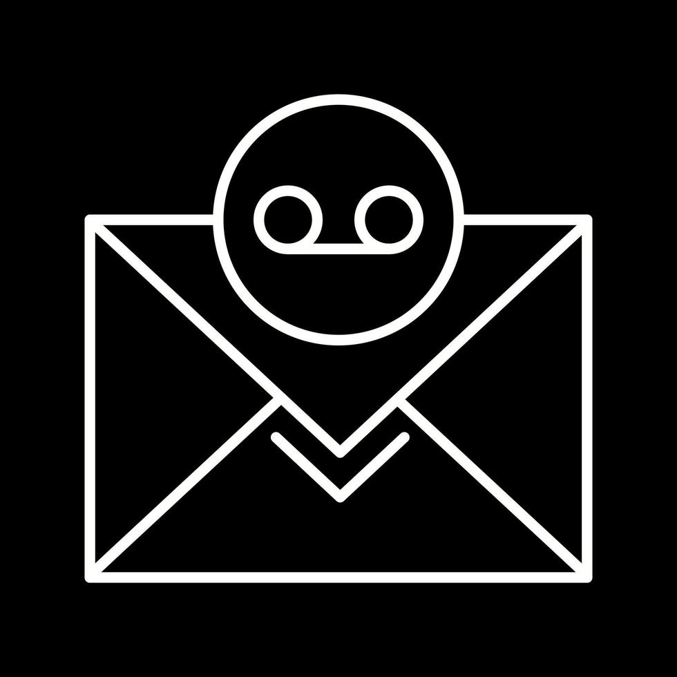 Voicemail-Vektorsymbol vektor