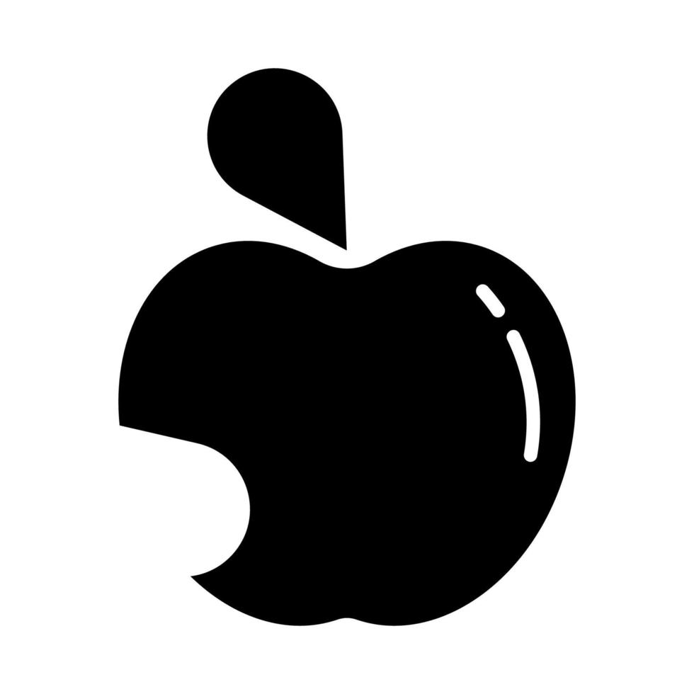 äpple ikon illustration vektor