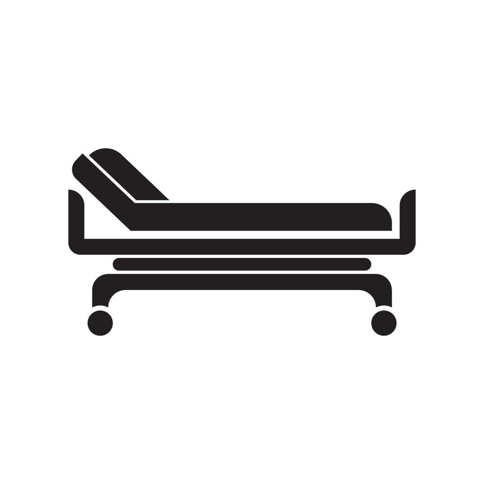 Bett Symbol Vektor Illustration einfaches Design