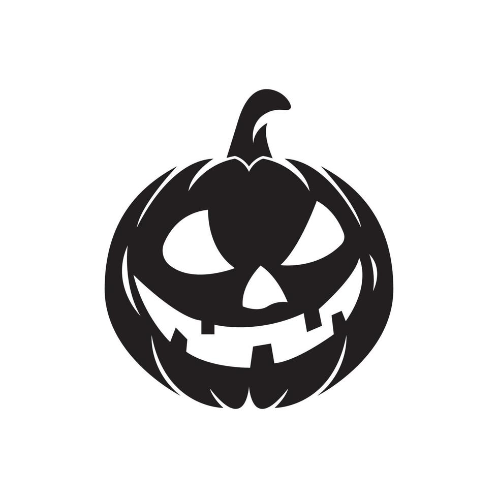 Halloween-Symbol-Logo-Vektor-Design-Vorlage vektor