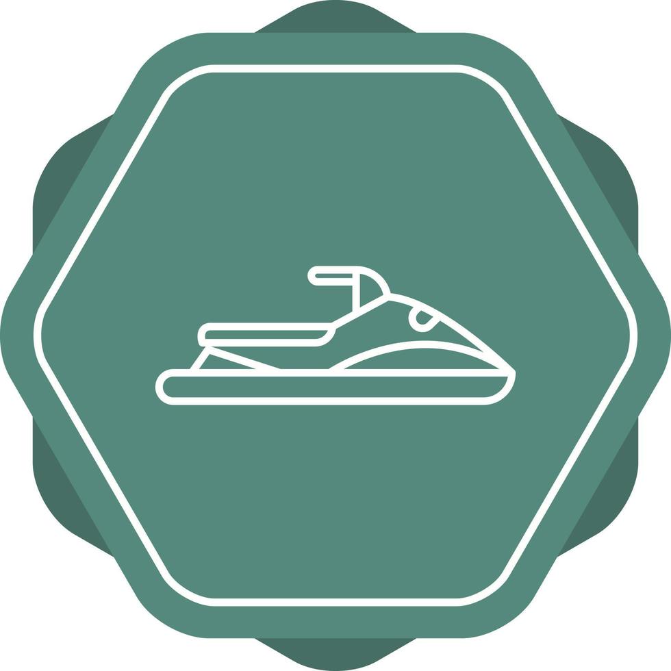 Jet-Ski-Vektorsymbol vektor