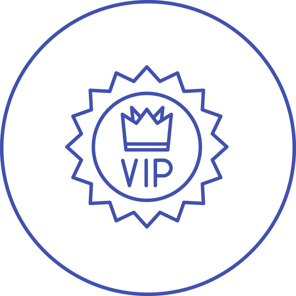 VIP-Vektorsymbol vektor