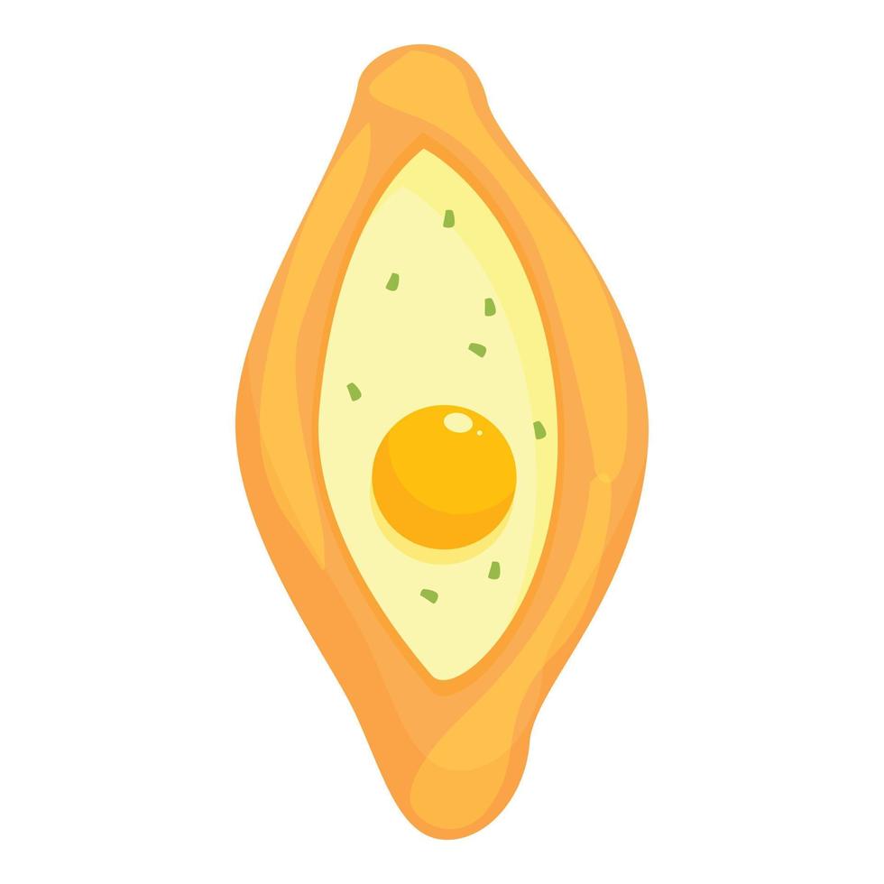 Khachapuri-Symbol Cartoon-Vektor. Brotküche vektor