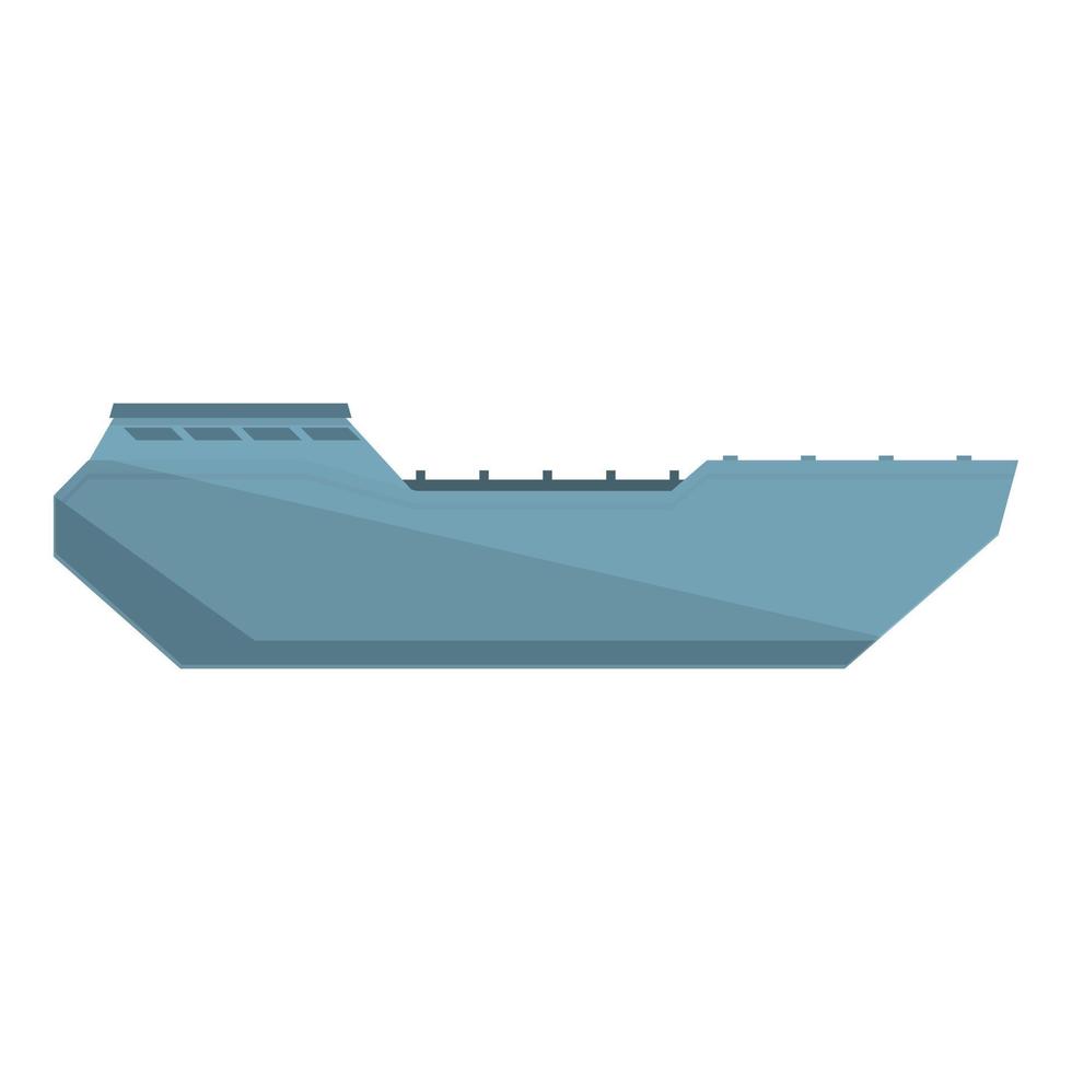 krig fartyg ikon tecknad serie vektor. sjö- militär vektor
