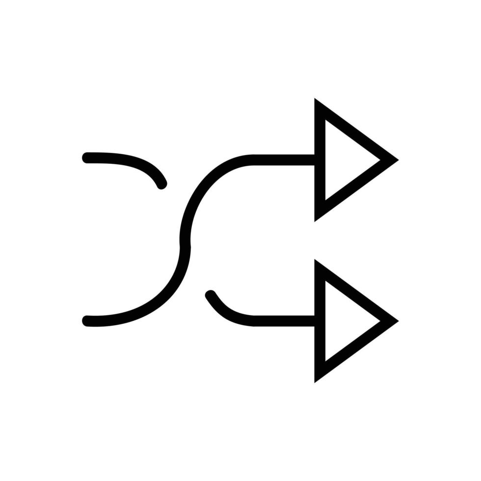 Shuffle-Vektor-Symbol vektor