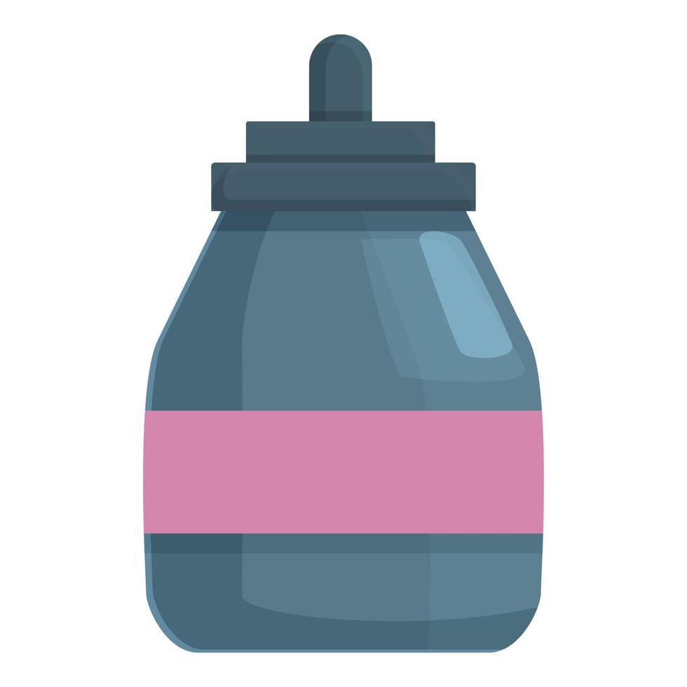 Tintenflasche Symbol Cartoon-Vektor. Kunstatelier vektor