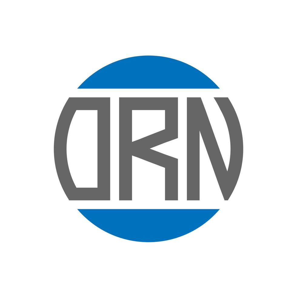 orn brev logotyp design på vit bakgrund. orn kreativ initialer cirkel logotyp begrepp. orn brev design. vektor