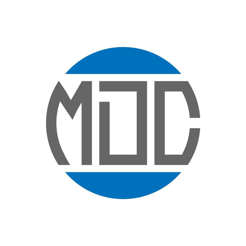 mdc brev logotyp design på vit bakgrund. mdc kreativ initialer cirkel logotyp begrepp. mdc brev design. vektor