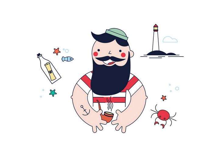 Gratis Sailor Vector