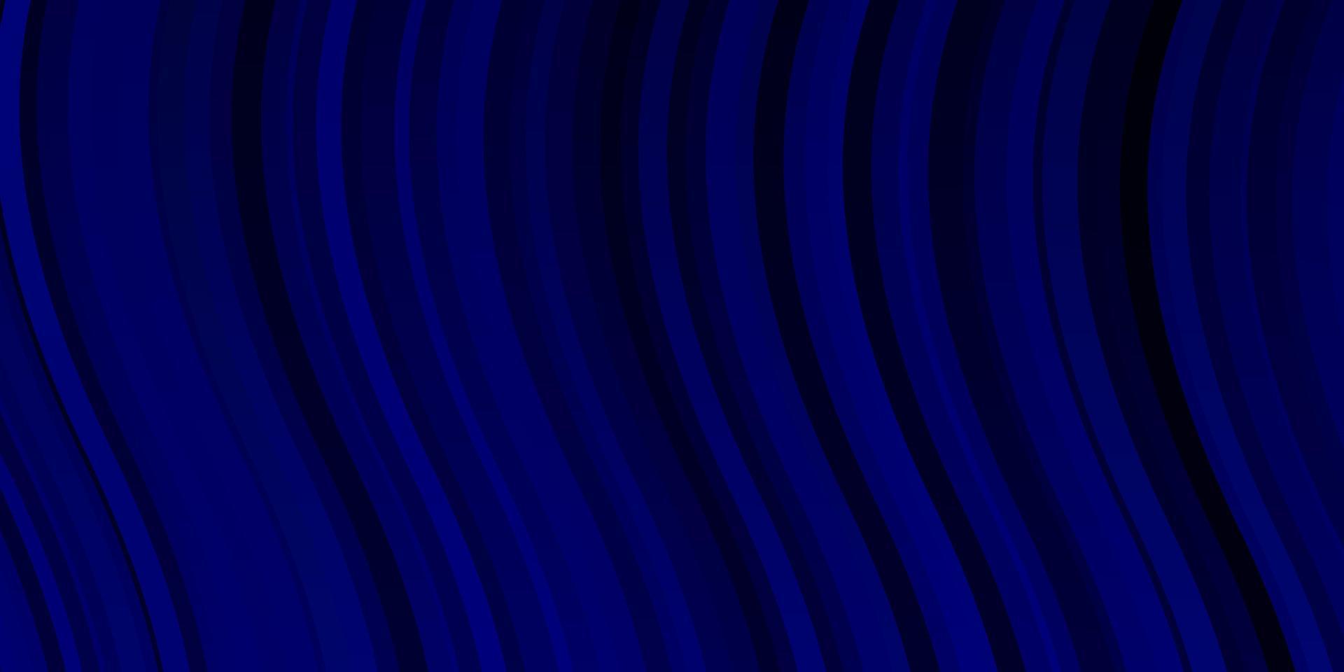 mörkblå vektormönster med linjer. vektor