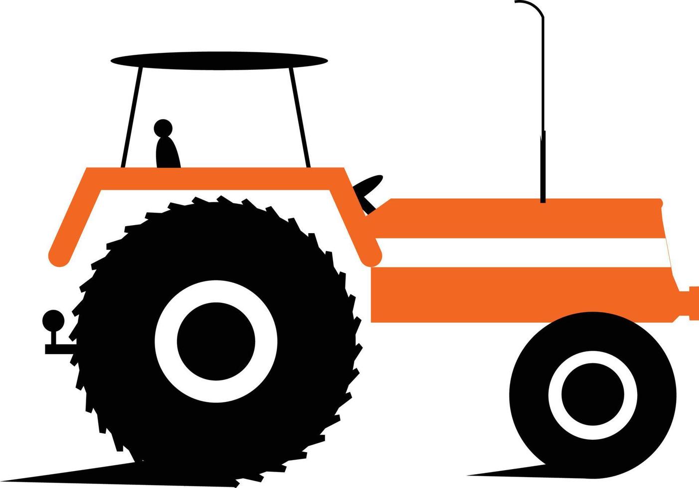 traktor ikon och vektor