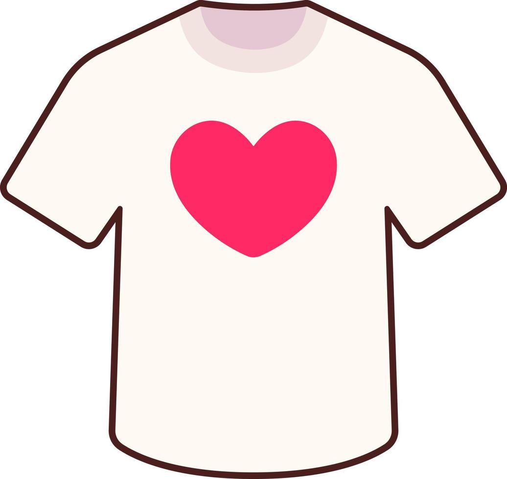 Shirt-Logo-Herz vektor