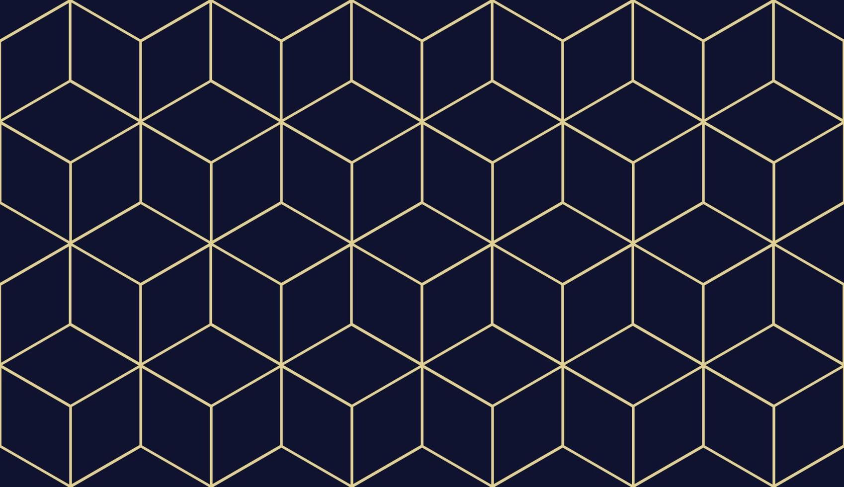 geometrisches muster der goldlinie. abstrakte moderne Rauten nahtlos, wiederholen Sie das Hexagon-Texturdesign. geeignet für Geschenkverpackung, Banner, Papier, Stoff, Dekoration, Drucke. Vektorillustration Folge 10. vektor