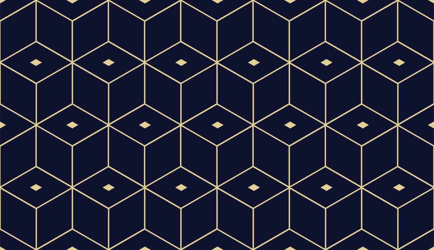 geometrisches muster der goldlinie. abstrakte moderne Rauten nahtlos, wiederholen Sie das Hexagon-Texturdesign. geeignet für Geschenkverpackung, Banner, Papier, Stoff, Dekoration, Drucke. Vektorillustration Folge 10. vektor