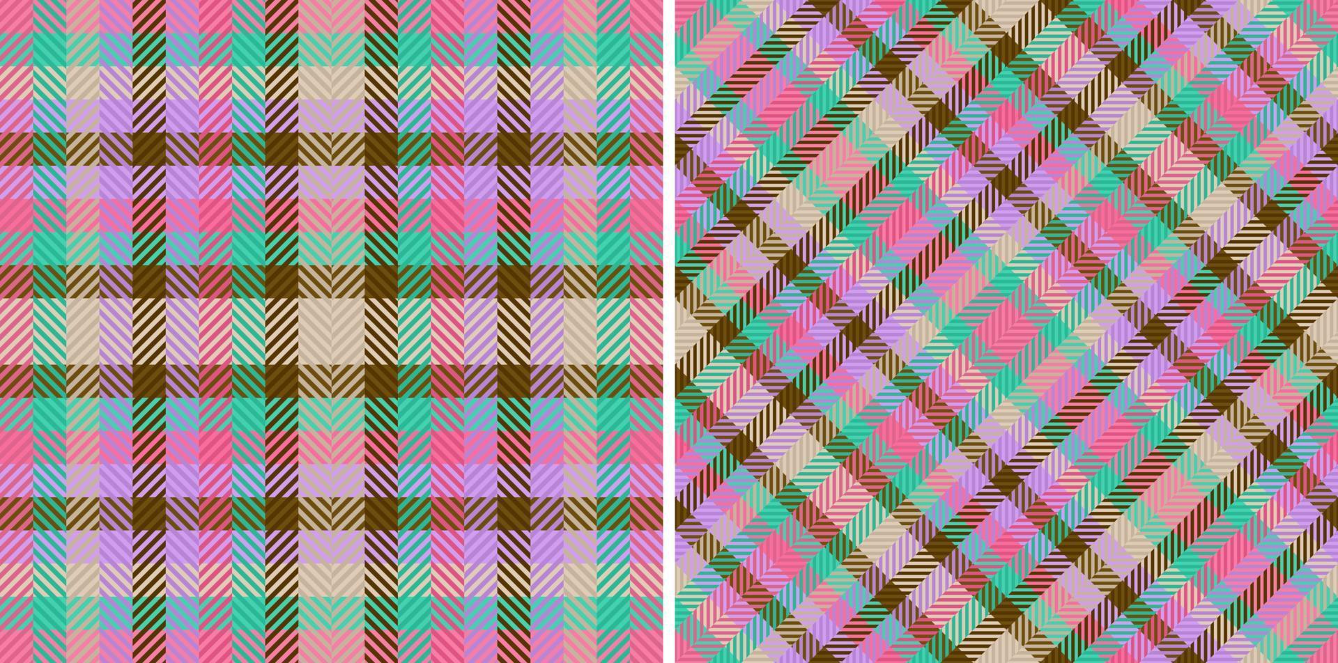 bakgrund kolla upp vektor. textil- sömlös mönster. tyg textur tartan pläd. vektor