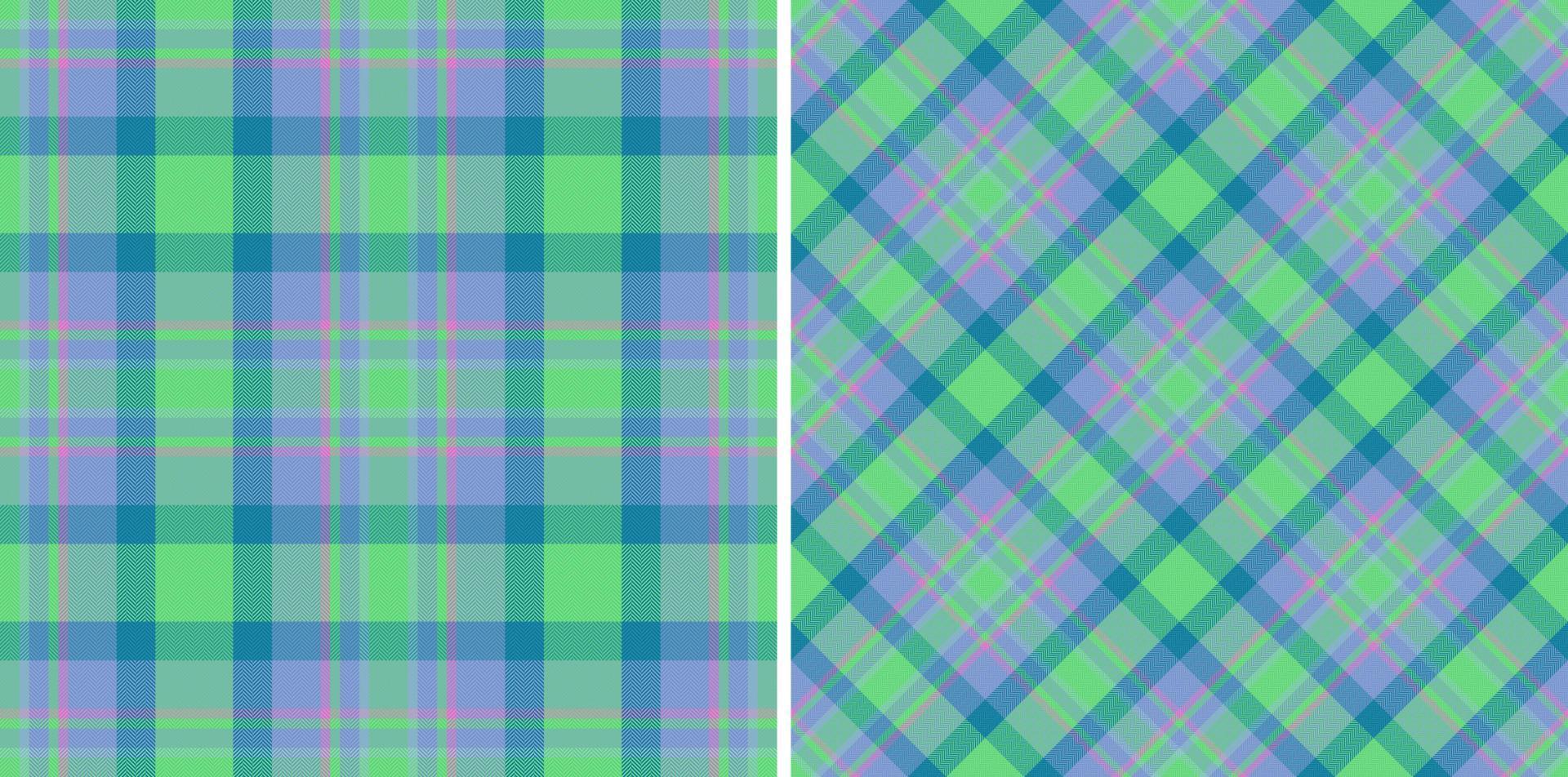 Textur Stoff Hintergrund. Karomuster nahtlos. Tartan-Vektormuster Textil. vektor