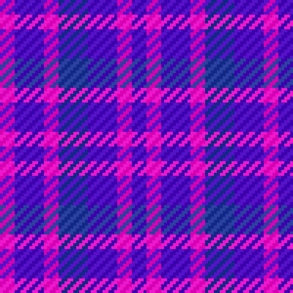 Muster Textil Tartan. Vektortexturprüfung. Stoff nahtloser karierter Hintergrund. vektor