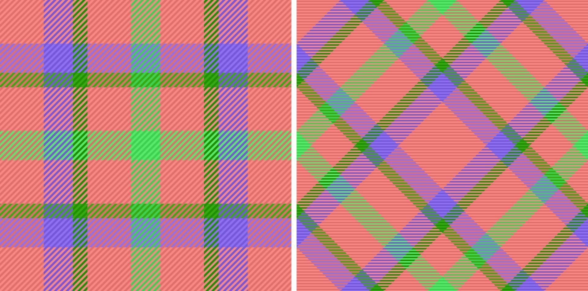 nahtlose Hintergrundmuster. Überprüfen Sie die Stoffstruktur. Vektor karierter Textil-Tartan.