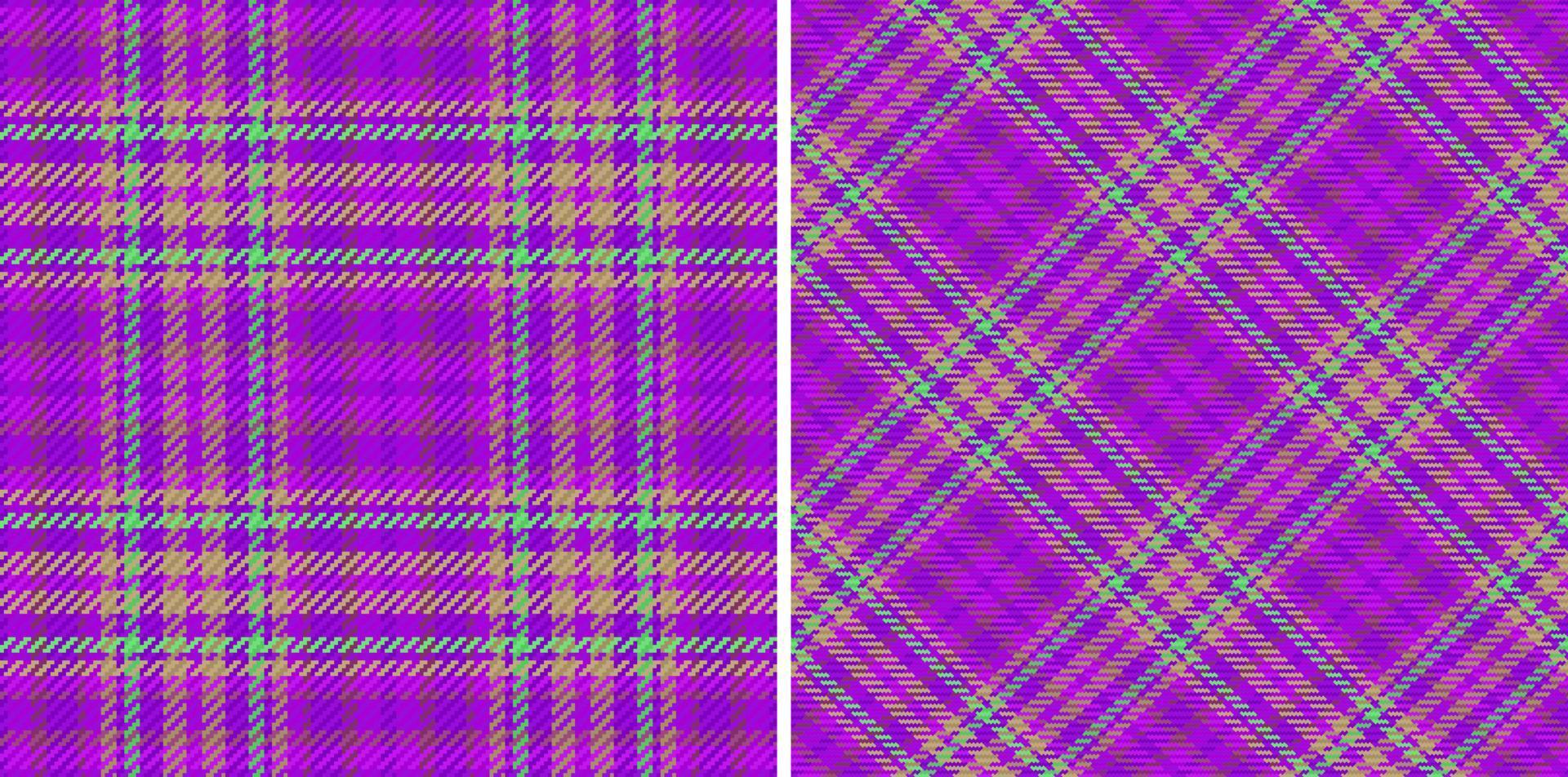 Textur nahtloses Textil. Tartan mit Karomuster. karierter Hintergrundgewebevektor. vektor