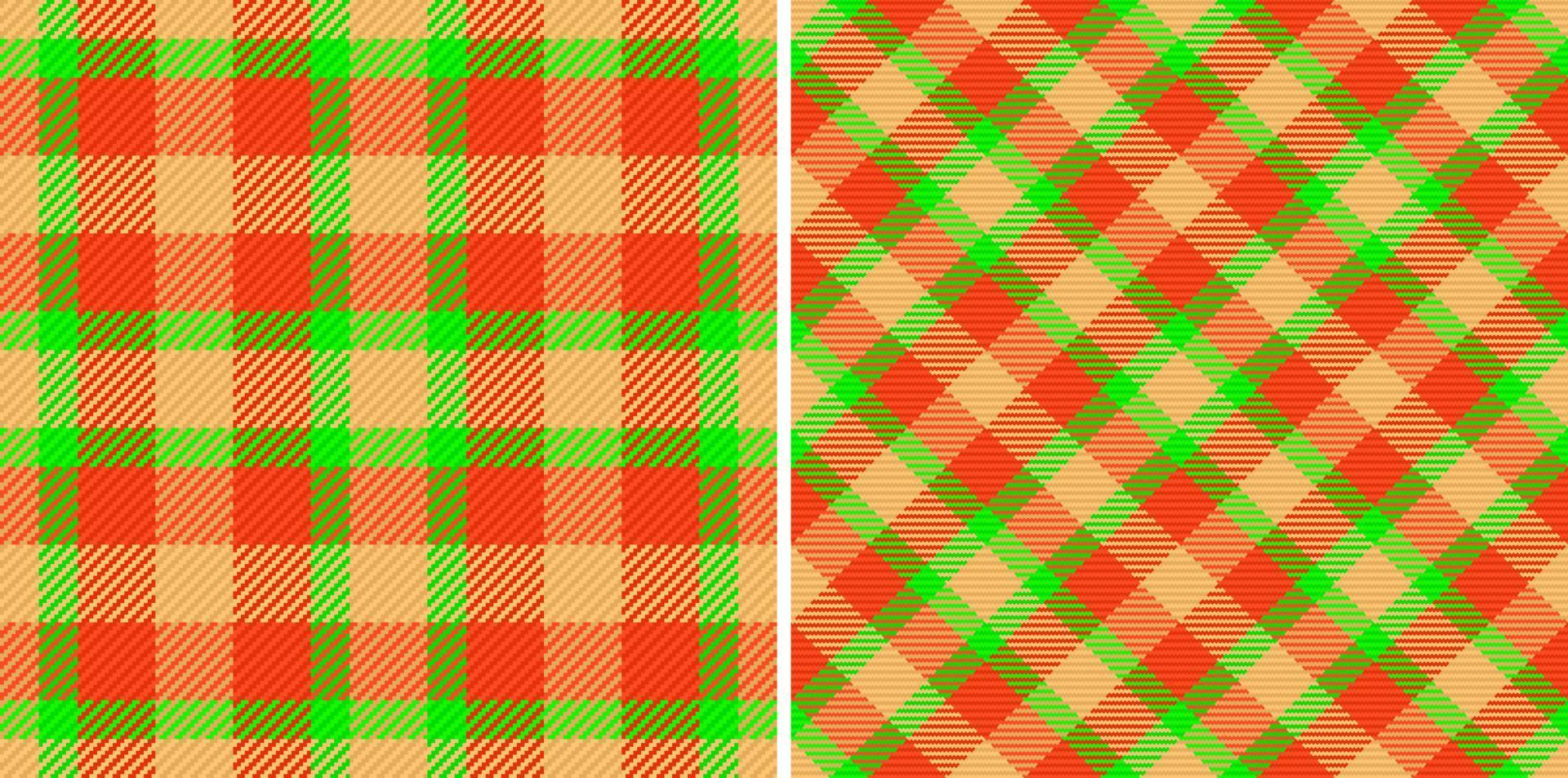 nahtloser Hintergrund Tartan. Überprüfen Sie den Mustervektor. textilgewebe textur kariert. vektor